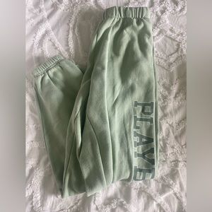 playboy green sweats size xs